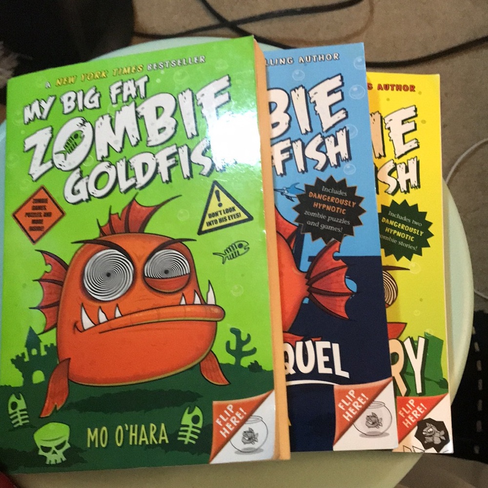 My Big Fat Zombie Goldfish 1-3 books